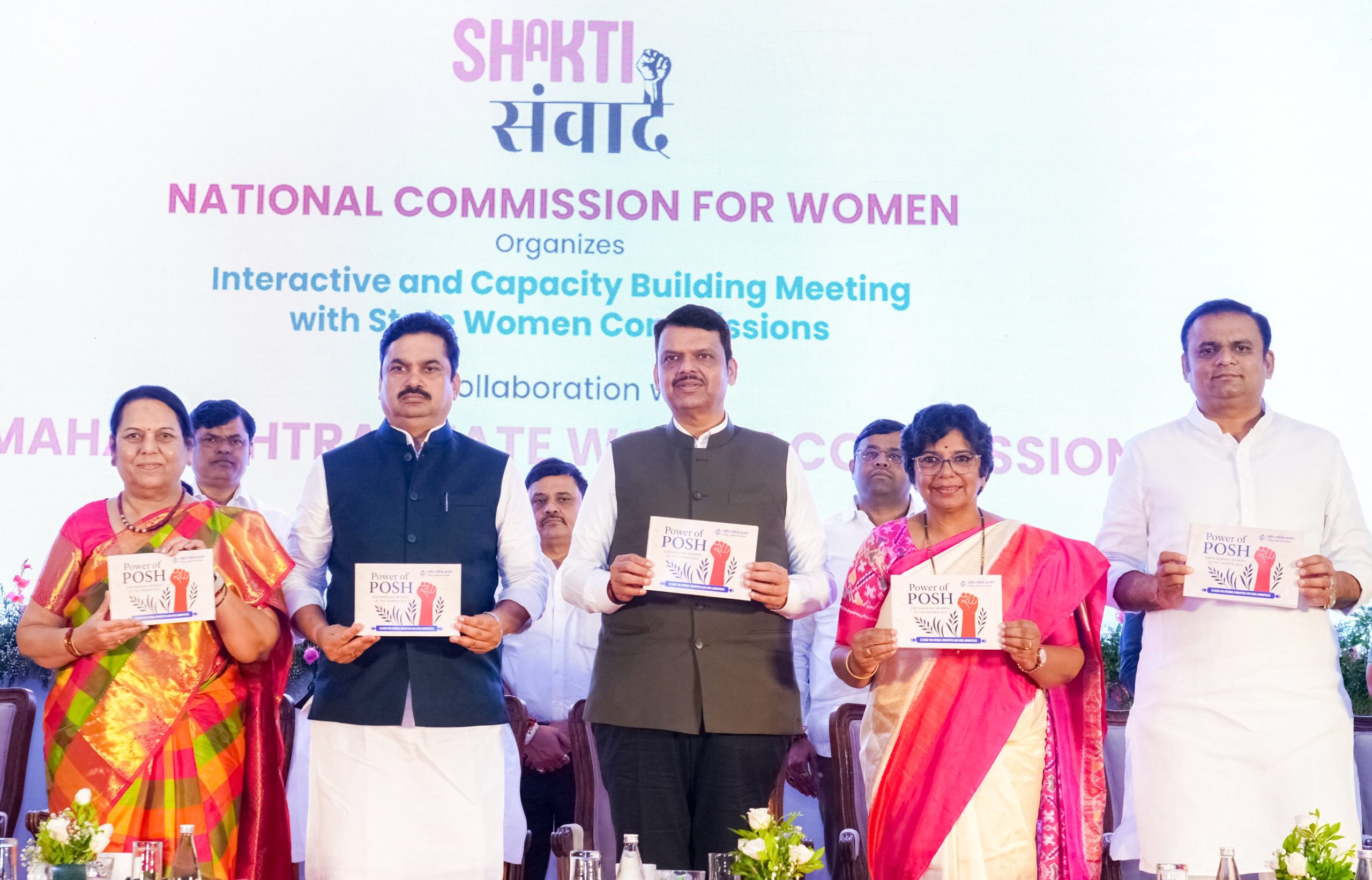 SAFETY, RESPECT, EMPOWERMENT! CM Devendra Fadnavis released the National Commission for Women’s booklet ‘Power of POSH – Empowering Women in the Workplace’ in Mumbai