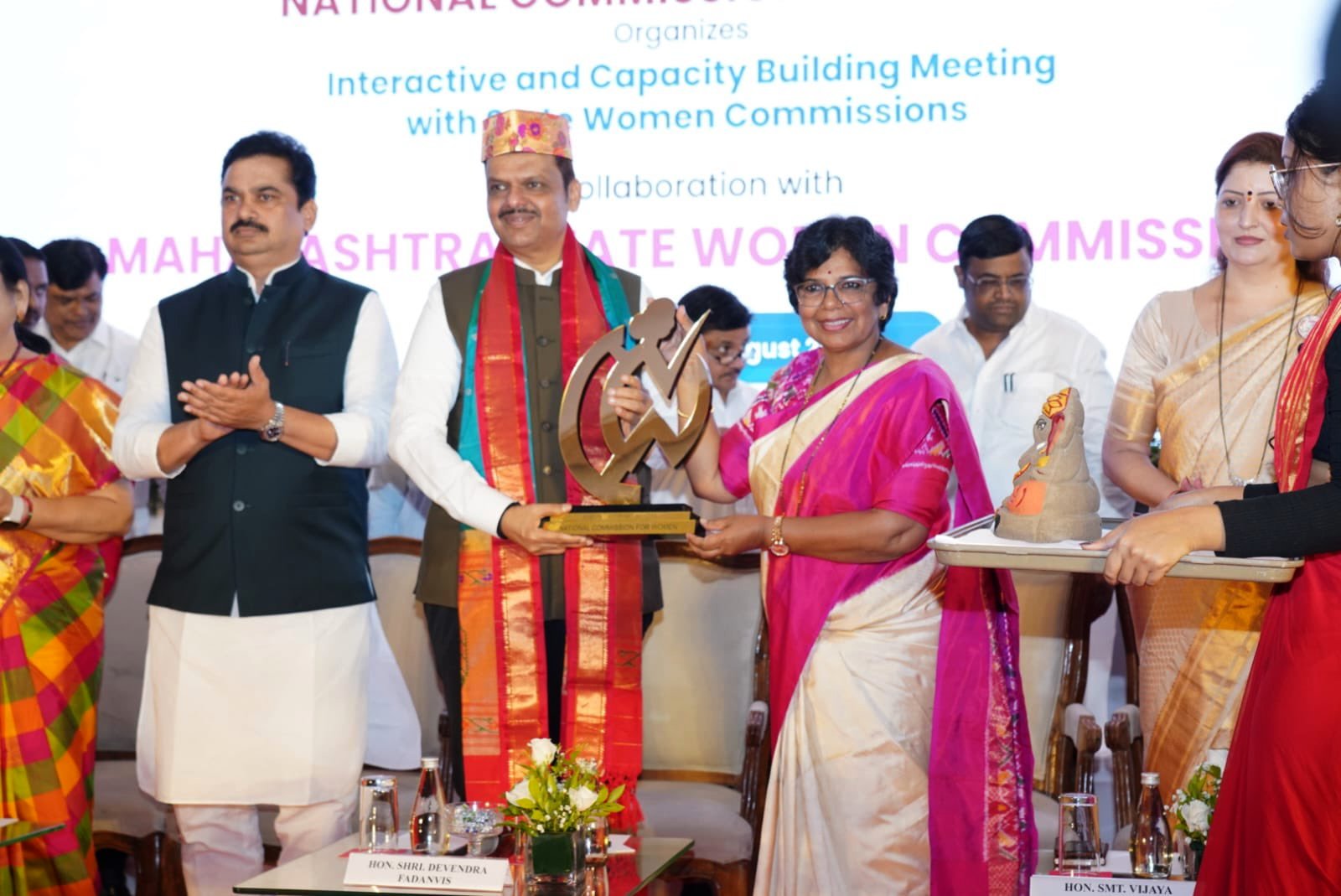 Shakti Samvad program organized in Mumbai Honorable Chief Minister Honorable Shri Devendra Fadnavis, Honorable Chairperson of National Women’s Commission Mrs. Vijaya Rahatkar